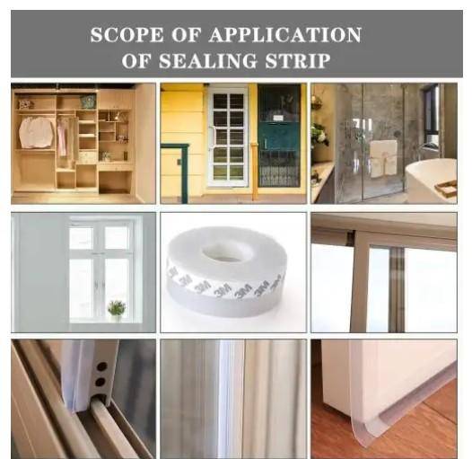 3M Silicone Seal Strip Weather Stripping for Door or Window