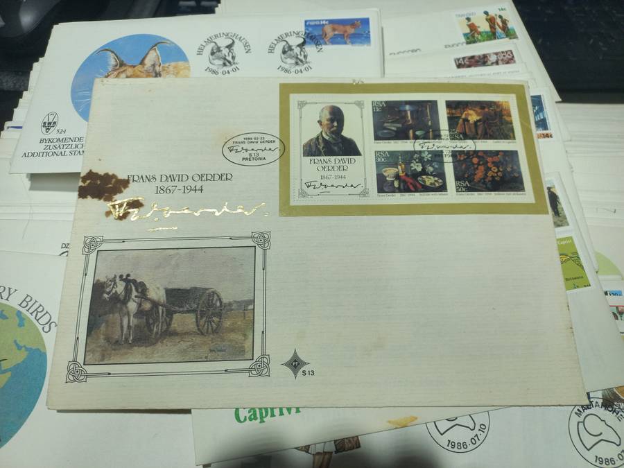 First Day Cover South Africa Stamps (1983-1992)