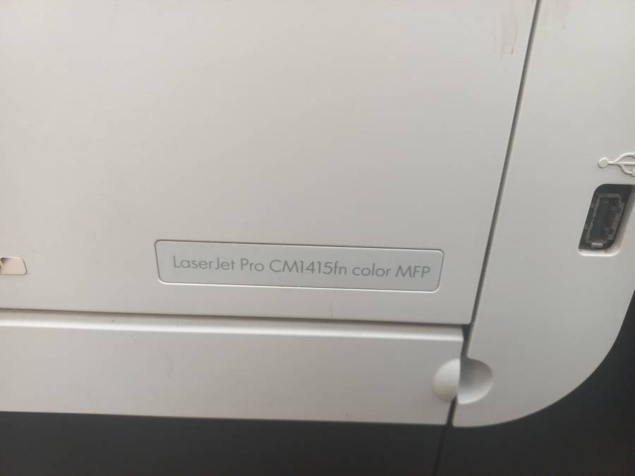 LaserJet Pro CM1415fn color MFP
