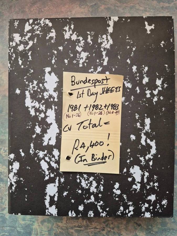 Bundespost in Binder (Lot054)