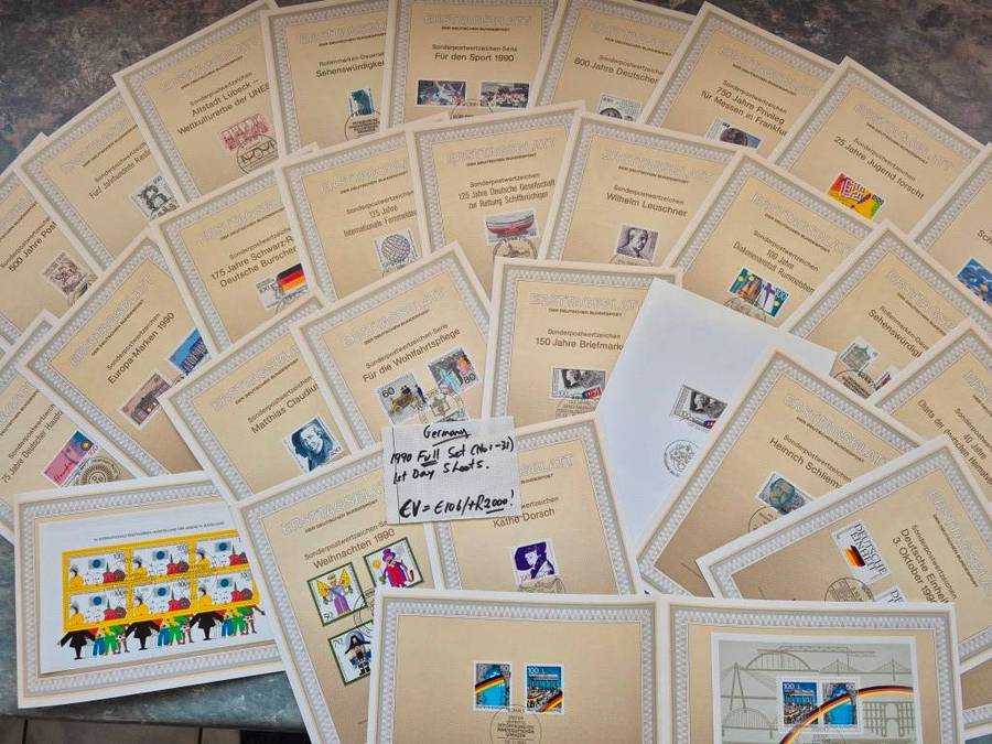 Germany 1990 full set (Lot066)
