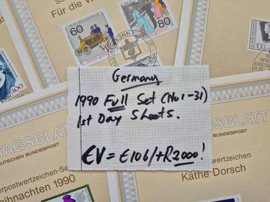 Germany 1990 full set (Lot066)