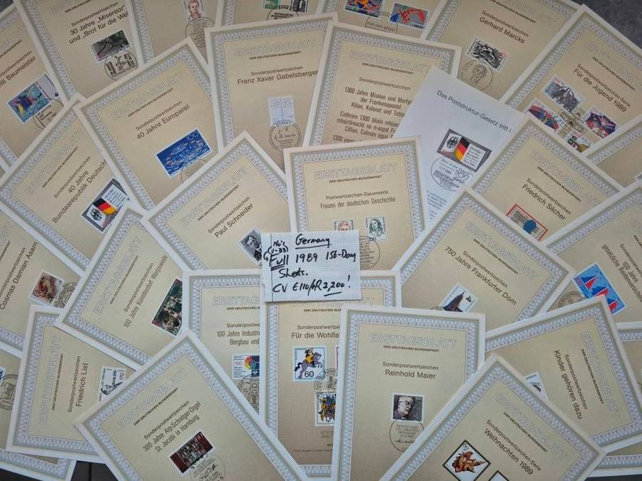 Germany 1989 full set  (Lot075)