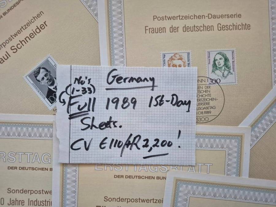 Germany 1989 full set  (Lot075)