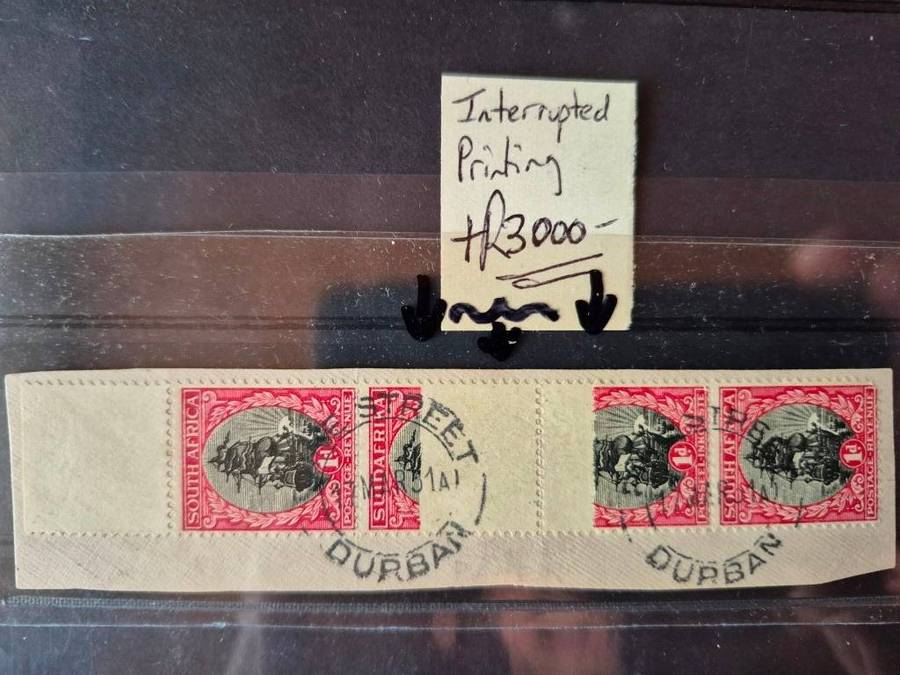 "Interrupted" Printing  (Lot080)