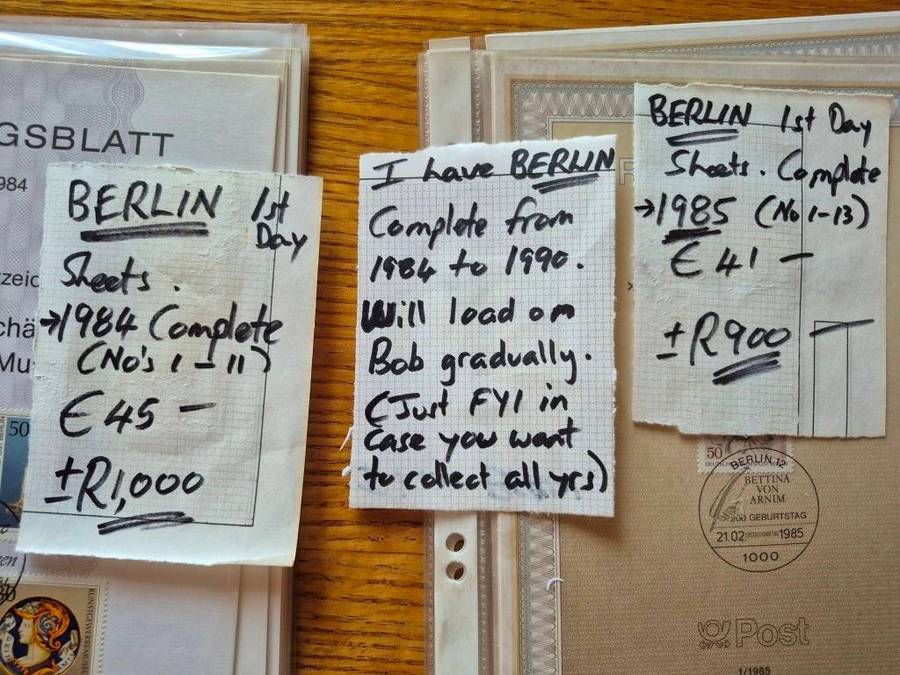 BERLIN 1984-1985 (Lot088)