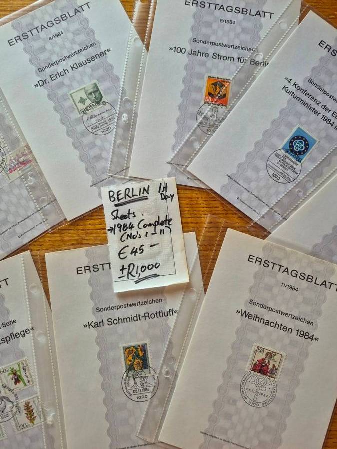 BERLIN 1984-1985 (Lot088)