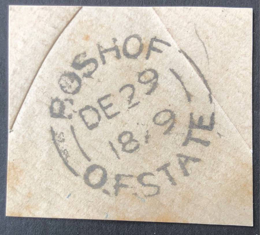 DATE STAMP BOSHOF O F S 1879