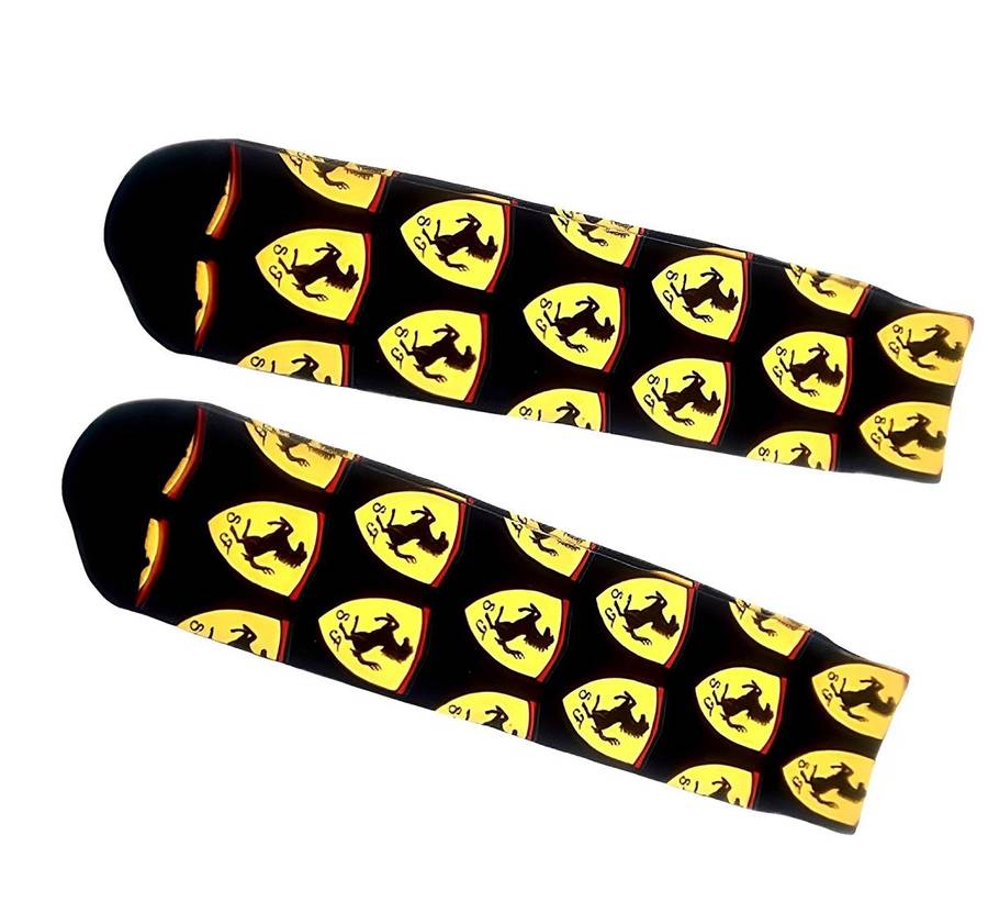 Retro Style Novelty Socks - Ferrari