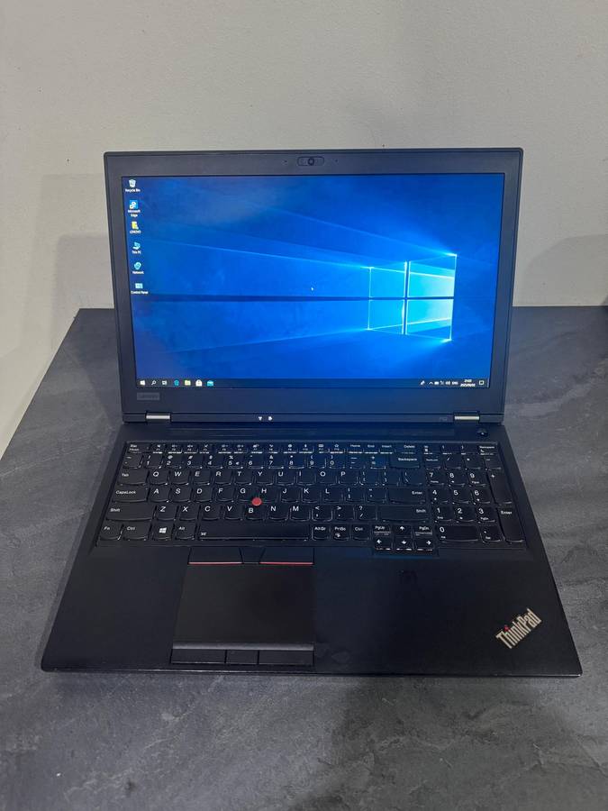 Gaming/Engineering Lenovo ThinkPad P52 8th Gen Hexa Core i7 32GB DDR4 512GB SSD Quadro Graphics