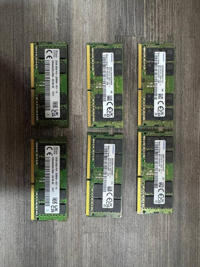 32GB DDR4 Notebook Memory