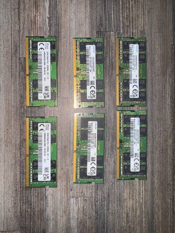 32GB DDR4 Notebook Memory