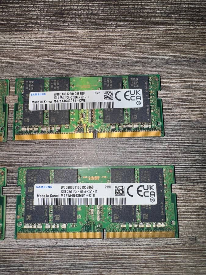 32GB DDR4 Notebook Memory