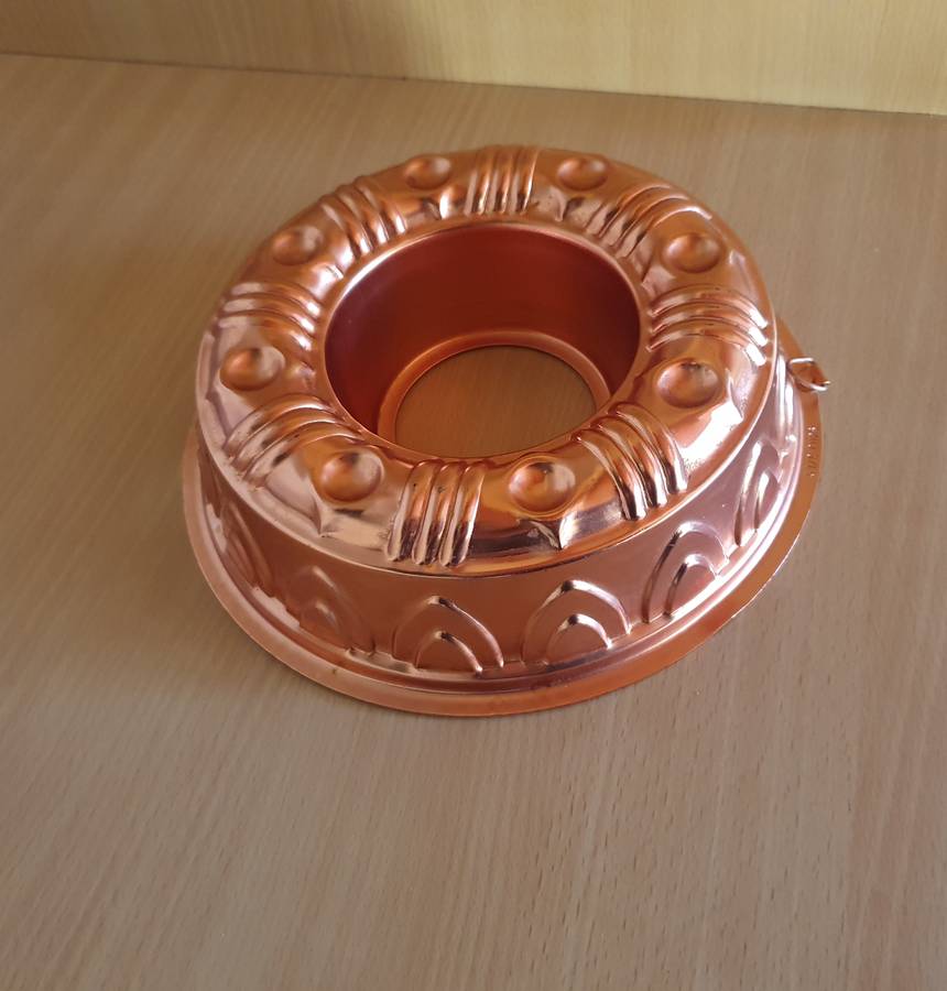 Metal Jelly Mould (width 22cm height 6cm)