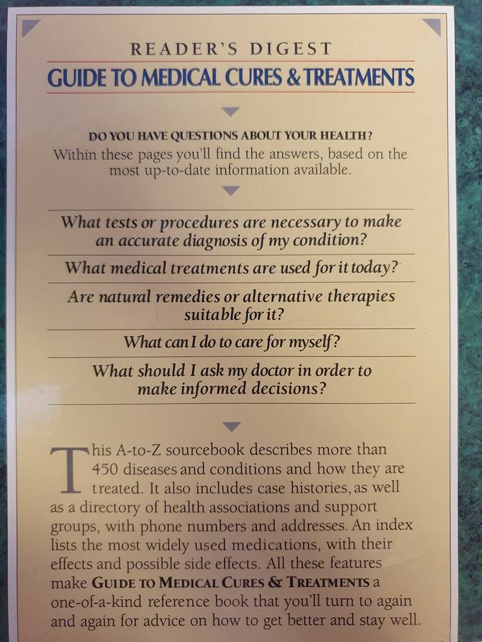 Reader`s Digest Guide to Medical Cures & Treatments (Hardcover)