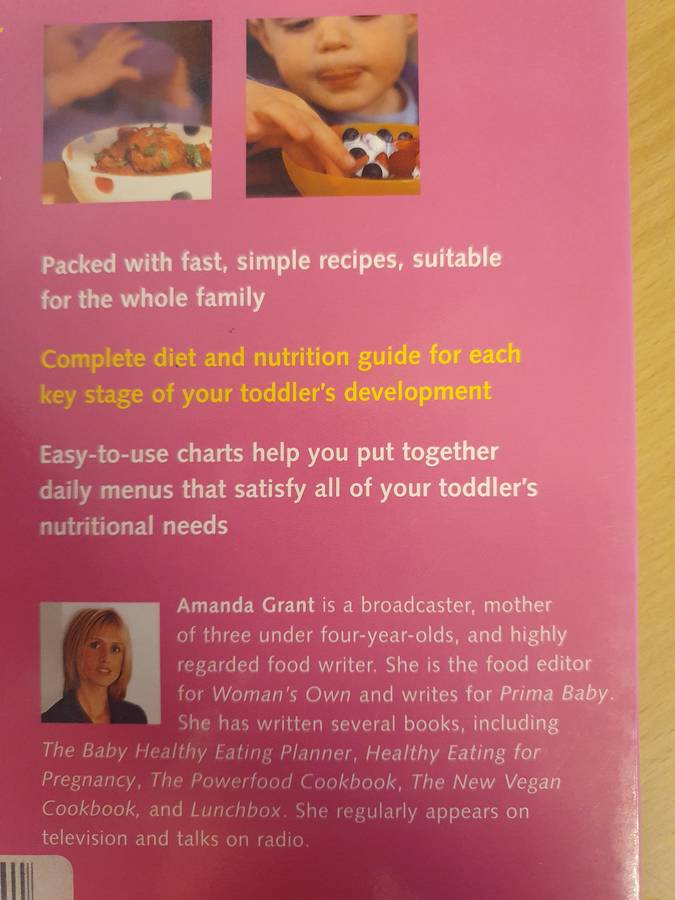 Toddler Healthy Eating Planner : Amanda Grant  (Paperback)
