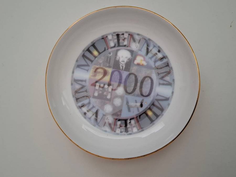Royal Vale Trinket Dish 2000 Millennium - width 10cm
