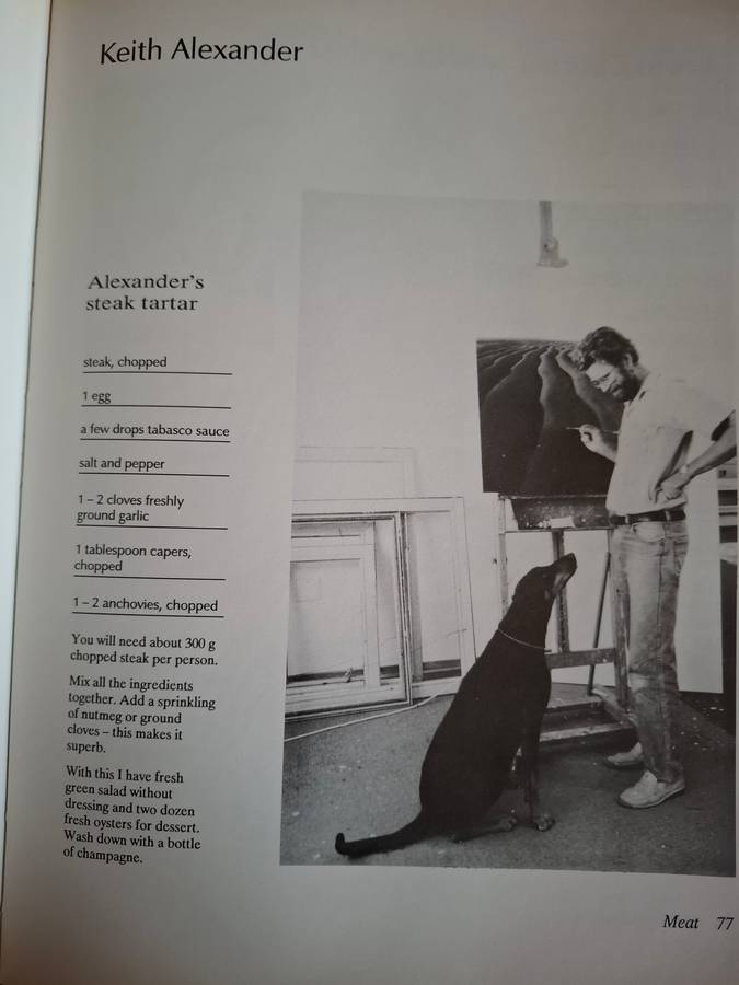 Artists` Palate - A Collection of artists` recipes compiled by Eduard Ladan and Jean Doyle Hardcover