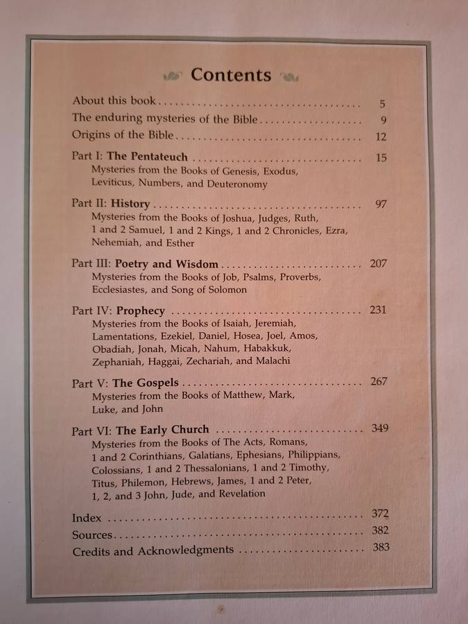 Reader`s Digest - Mysteries of The Bible (The Enduring Questions of the Scriptures) Hardcover