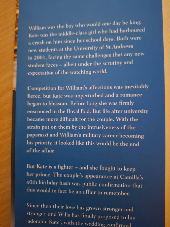 William & Kate - A Royal Love Story  (Hardcover)