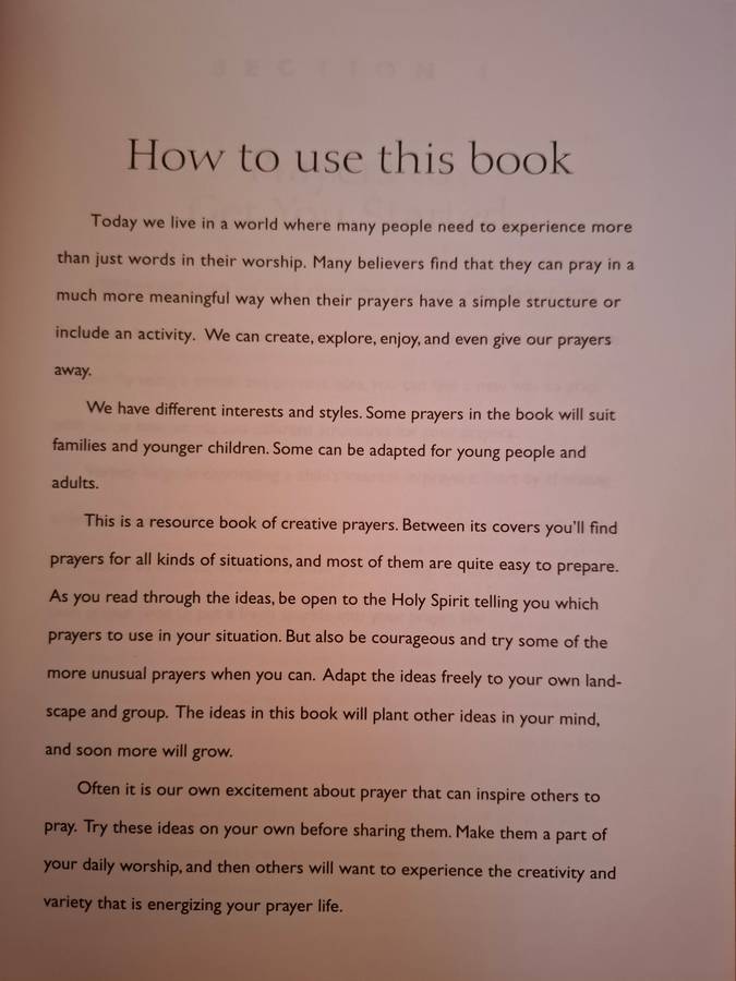 100 Creative Prayer Ideas for Kids and grown-ups too : Karen Holford  (Paperback)