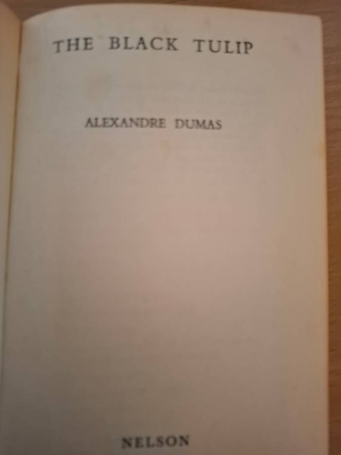 The Black Tulip: Alexandre Dumas  (Hardcover)