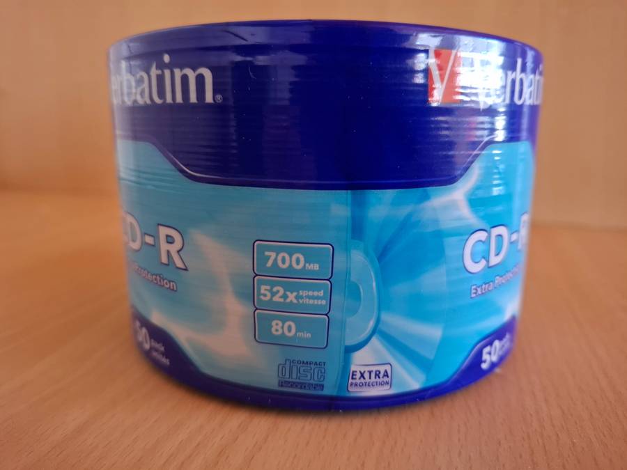 Verbatim 700MB CD-R Extra Protection -  50 Pack  (NEW CONDITION)