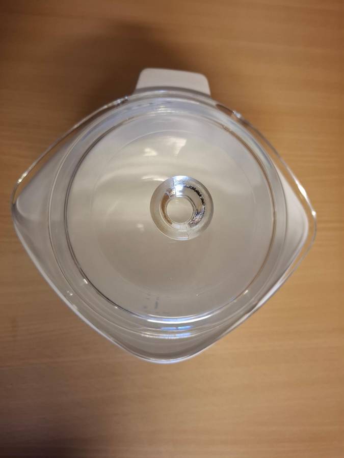 Lidded Vintage Blue Cornflower Corning Ware Sauce Maker