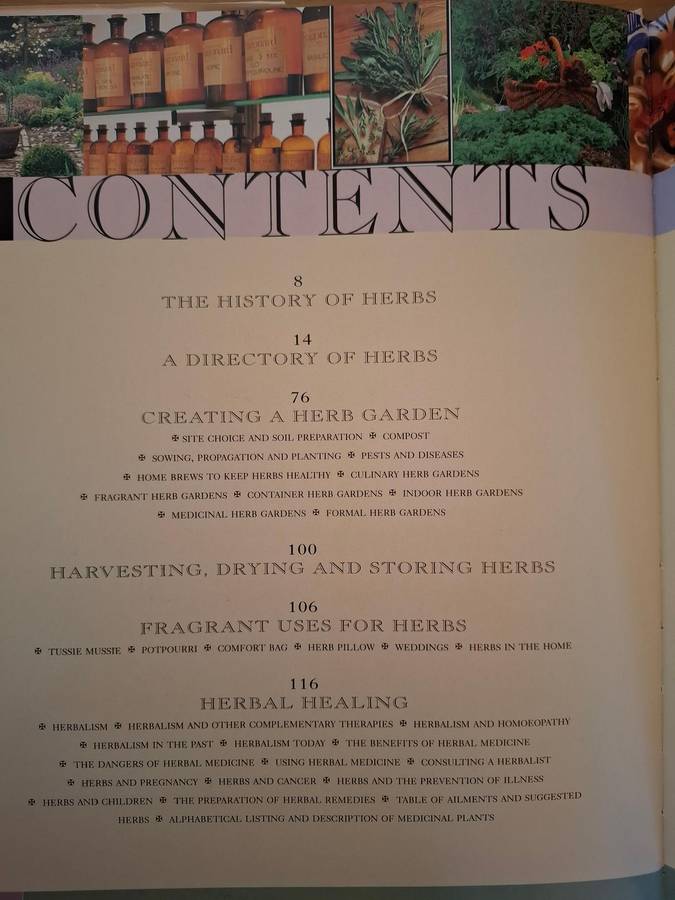 Illustrated Book of Herbs (A Directory of Herbs, Gardens, Remedies, Aromatherapy) Hardcover