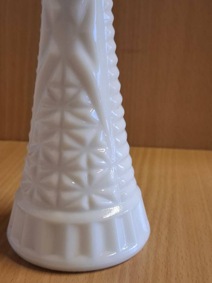 White Milk Glass Vase