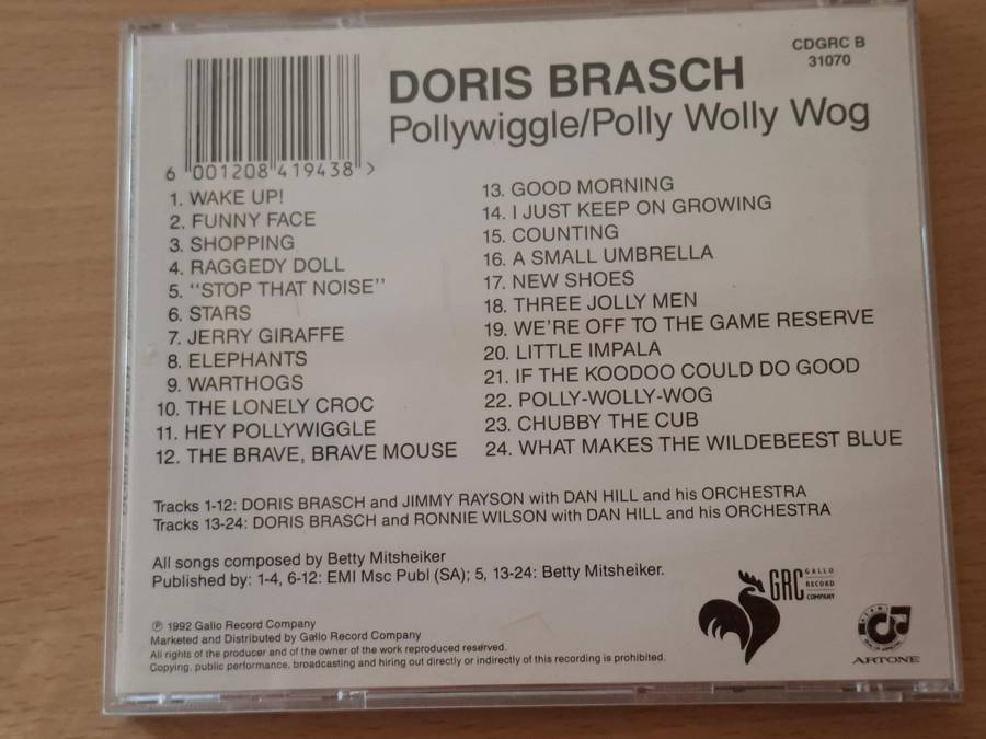 Doris Brasch - Polly Wolly Wog - CD