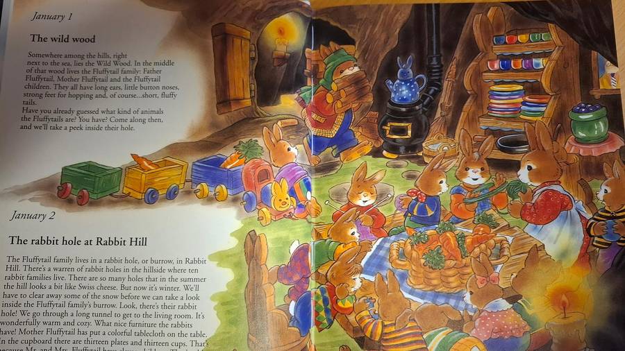 365 Bedtime Bunny Tales  (Hardcover)