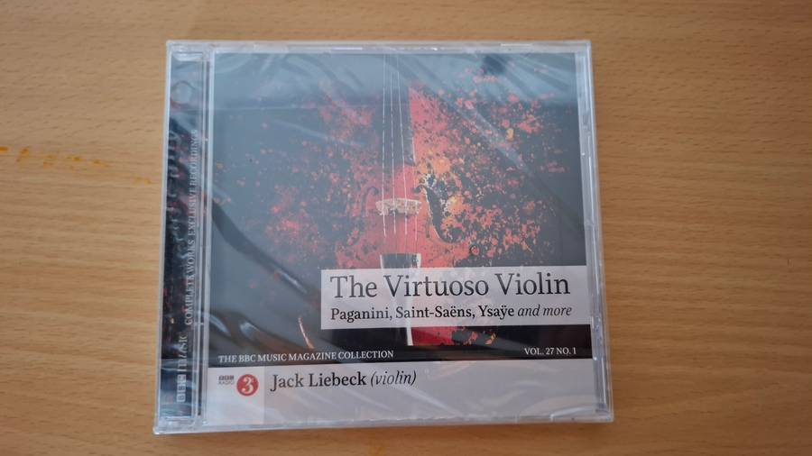 The Virtuoso Violin - Paganini, Saint-Saens, Ysaye and More Volume 27 No.1 (CD) NEW CONDITION