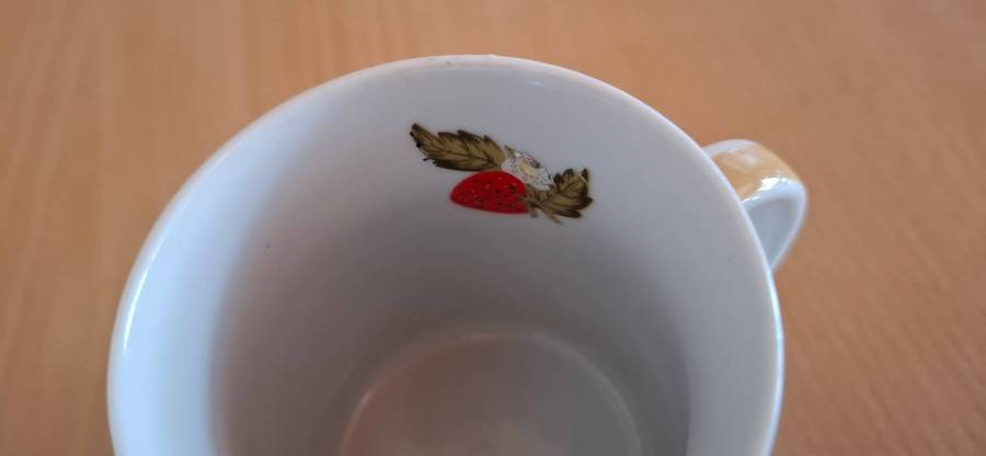 Set of 3 Espresso Cups - height 6cm width 6cm