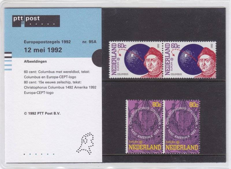 Netherlands, Scott #810/1,1992,MNH,Presentation Pack,CV$3.00