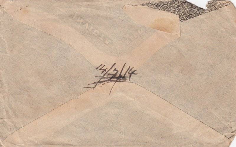 Denmark, Cover to Cape Town,1914