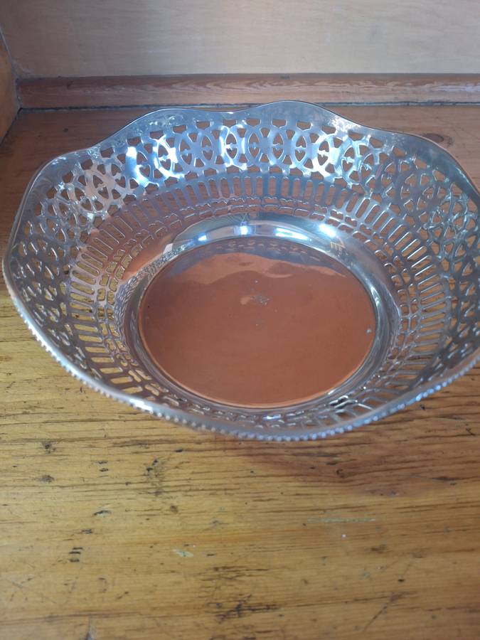 Sliver plated bowl