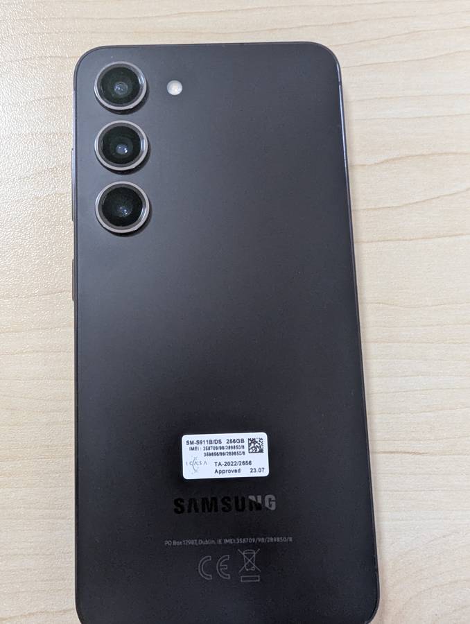 Samsung Galaxy S23, 256GB - Black