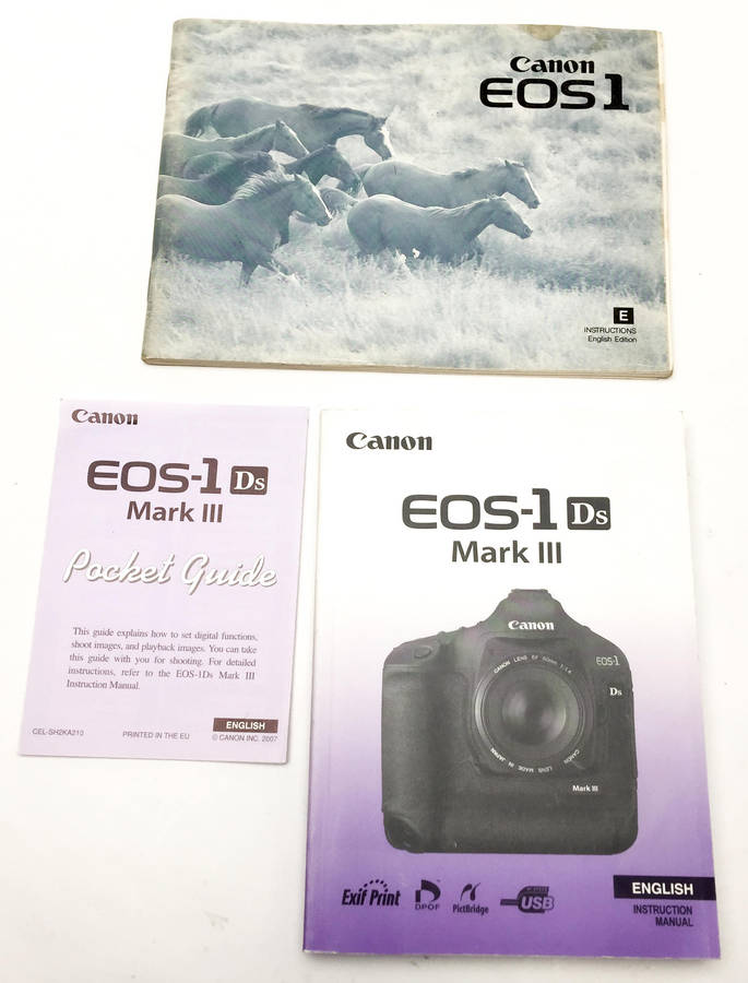 12x Camera Booklets and Manuals (Pentax, Leica, Canon, Nikon)