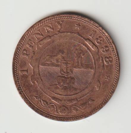 1898 ZAR One Penny                    No.1