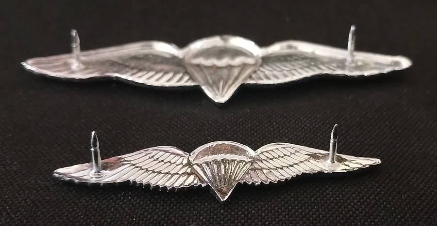 SA PARACHUTE ADVANCED PARATROOPER/ DISPATCHER WINGS 50 JUMPS OR MORE - FULL AND MESS DRESS   L35