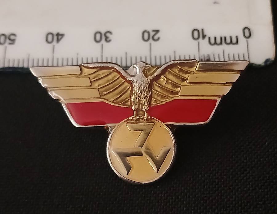 AFRIKANER WEERSTAND BEWEGING  ( AWB ) WING BADGE                 P20