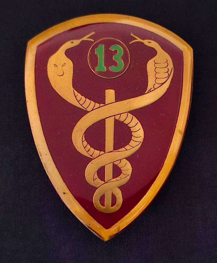 SADF -- SAMS 13 Field Ambulance Unit Shoulder Flash         E91