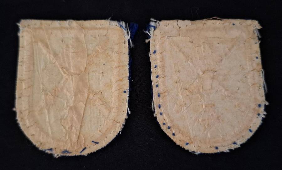 SADF `4th Field Artillery Reg.` Cloth Badge Pair (1967-1969)             E115