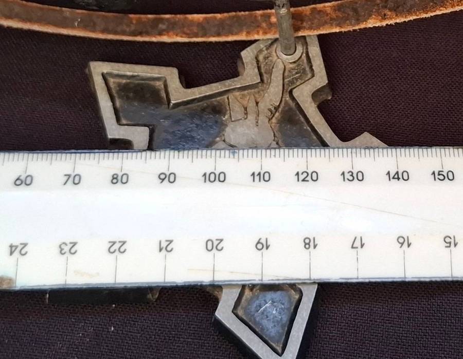 FN SADF Presentation --- Cast Metal FN On Castle With Springbok. Original Border War Presentation.