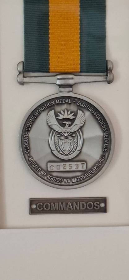 SADF MEDAL GROUP  To: SGT. S.J. GUNTER ( JNR )