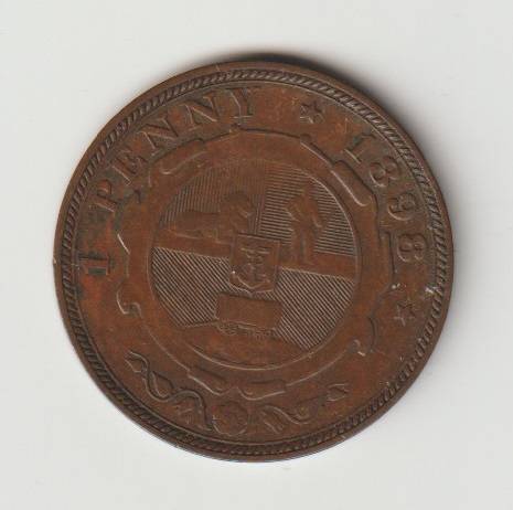 1898 ZAR One Penny                    No.3