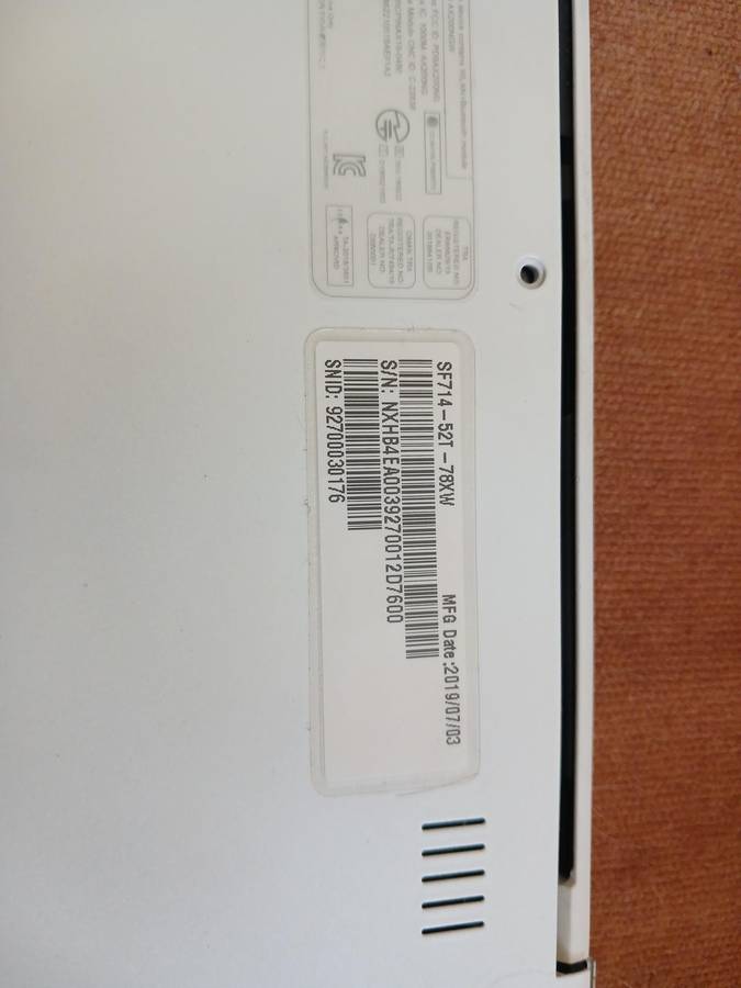 Acer Swift Business laptop | 8th Gen i7 Monster | For Spares or Repairs