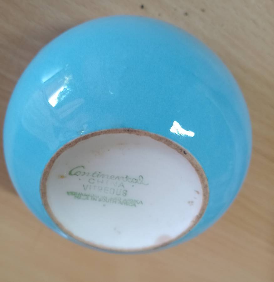 Continental China sugar bowl