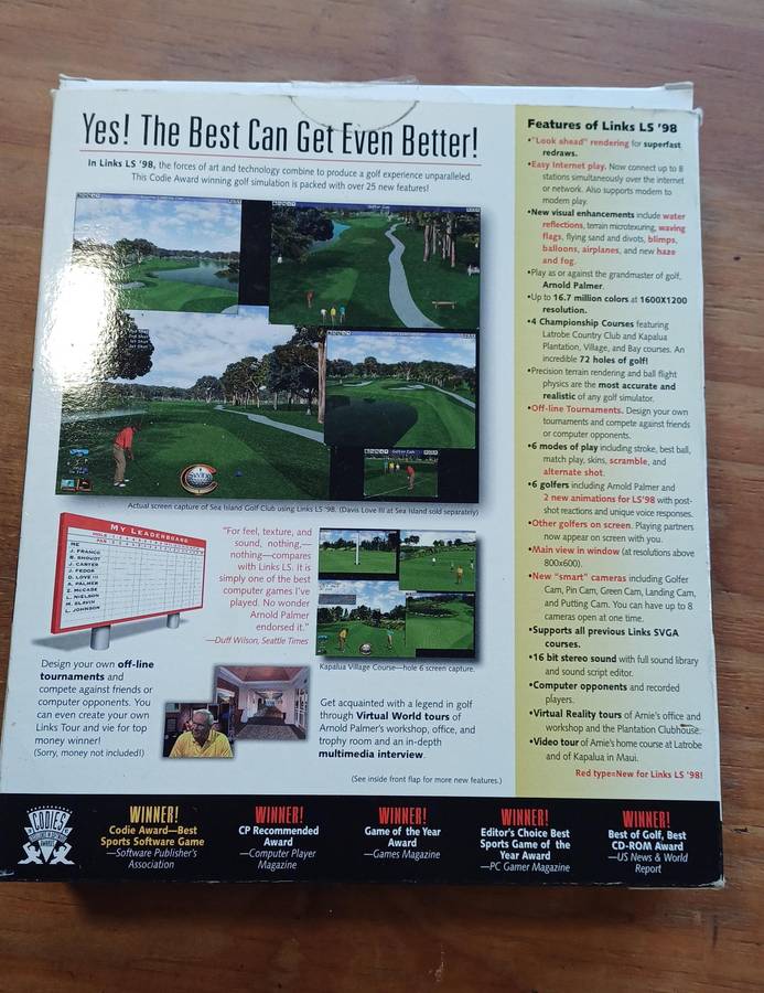 LINKS LS BIG BOX (All extras in box see pics) 1998 Edition